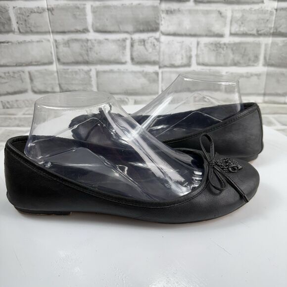 Born Julianne Ballet Flats Black Leather Women's Size 9/9.5 Casual Slip On Shoes - Picture 13 of 13
